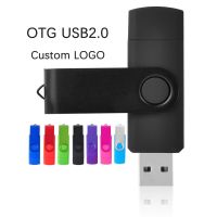 128GB custom LOGO OTG usb2.0 Pen Drive OTG USB Flash Drives 4GB 8GB 16GB 32GB OTG USB stick pendrive