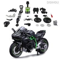 Maisto ใหม่เอี่ยม1:12 Kawasaki H2R ประกอบ DIY แข่งมอเตอร์ไซค์จำลอง,โมเดลมอเตอร์ไซค์อัลลอยของเล่นของขวัญ