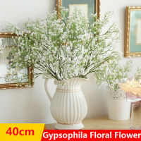 2/5/10 Pcs Gypsophila ดอกไม้ดอกไม้ผ้าไหมปลอมช่อดอกไม้งานเลี้ยงงานแต่งงานบ้านดอกไม้ปลอมสำหรับประดับตกแต่ง Gypsophila พลาสติก DIY ช่อดอกไม้