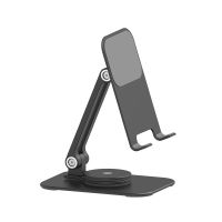 Style 1 Black Kimdoole Alloy Aluminum Desktop Phone Stand Desk Holder For Xiaomi Iphone Samsung Cellphone Smartphone Telephone Accessories
