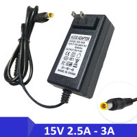 [COD]15V 3A 6.4X4.4 AC DC Adapter สำหรับ AC-E1525 AC-E1530 SRS-X55 SRS-BTX500 SRS-XB3ลำโพงบลูทูธแหล่งจ่ายไฟ