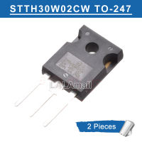 2pcs STTH30W02CW TO-247 30W02 30A 200V Fast Recovery Rectifier Diode Transistor new original