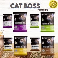 ทรายแมวเบนโตไนท์ CAT BOSS ทรายแมวคุณภาพดีเยี่ยม สินค้าสะอาด ได้คุณภาพ  ขนาด 10 ลิตร