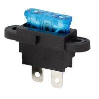 Panel Mount ATO / ATC Automotive Fuse Holder With Cover With Fixed Hole