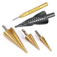 3-5วันรับของได้เลย ดอกสว่าน ดอกสว่านขั้นบันได TiALN Pro Step 4-32 mm Conical Cone drill Bit Cutter Taper Mills