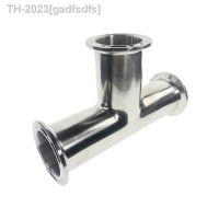 ◈№ gadfsdfs Sanitary Ferrule Pipe Fitting aço inoxidável 3 Way Tee SS304