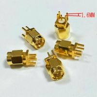 HVJ-4pcs Rf Sma Male Plug Solder For Pcb Clip Edge Mount Connector Adapter