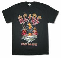 AC/DC St. Paul Minnesota กิจกรรม 2016 ROCK หรือหน้าอกสีดำ T เสื้ออย่างเป็นทางการ