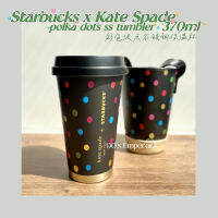 hongweo Starbucks KATE SPADE แก้วกระติกน้ําร้อนสเตนเลส ลายจุด STARBUCKS Elma S สไตล์จีน