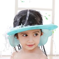 Kids Wash Hair Shield Direct Visor Caps Shampoo Bathing Shower Cap for Children Baby Care Sweet Lovely Hippos Style Baby Hats