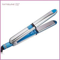 Tattielove ยืดผมเหล็กแบนเซรามิค2 In 1บิดเหล็กแบนสำหรับหยิก,คลื่น,ผมตรง,เงิน