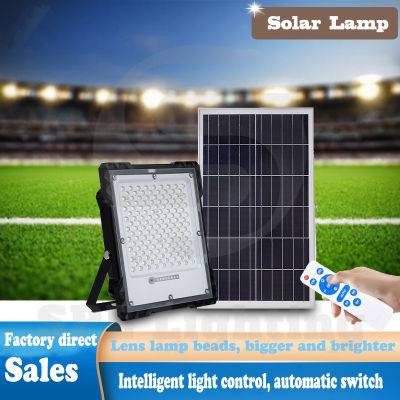 Luxury Rich  500w 300w 100w 45w 40w ไฟ LED แผงโซลาร์เซลล์ โคมไฟโซลาร์เซลล์ Solar light ไฟโซล่าเซลล์ Solar Cell กันน้ำ รีโมท สวน กลางแจ้ง ไฟ กันนํ้าได้ดี รับประกัน 1ปี