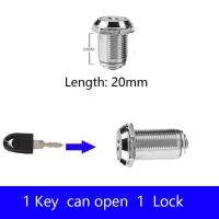 16/20/25/30Mm ล็อคลิ้นชัก S กับ2ปุ่ม Kunci Kabinet ล็อคลิ้นชักลิ้นชักกล่องจดหมายสำหรับโต๊ะสำนักงานกล่องจดหมายล็อคลูกเบี้ยว