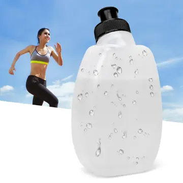 Portable Sports Water Bottle Unbreakable 280ml Outdoor Travel Leakproof  Drinkware Cycling Camping Cup Plastic Bottle White