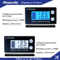 [Manooby DC 7-68V Battery Capacity Indicator tester DC Lead Acid Lithium Car Motorcycle Voltmeter Voltage Gauge,Manooby DC 7-68V Battery Capacity Indicator tester DC Lead Acid Lithium Car Motorcycle Voltmeter Voltage Gauge,]
