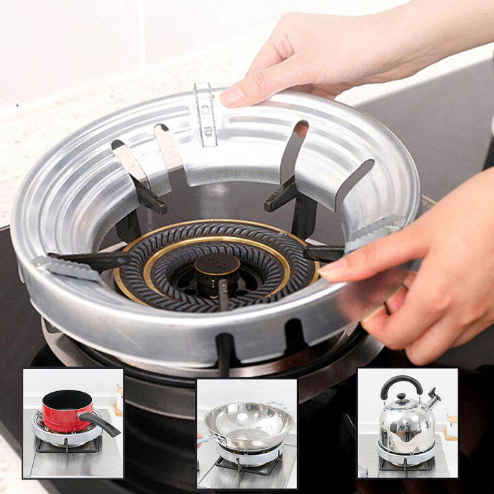Energy Saving Gas Stove Cover Windproof Disk Windshield Bracket Lazada PH