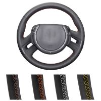 DIY Customized Car Steering Wheel Cover For Citroen C4 Picasso 2007-2013 Auto Artificial Leather Steering Wrap Steering Wheels Accessories