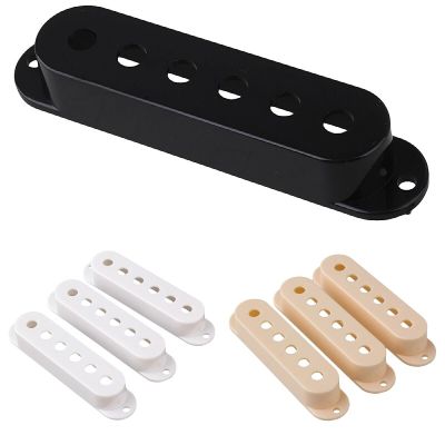 3Pcs Electric Guitar Single Coil Pickups Cover 50/52/52 white Guitar Bass Accessories