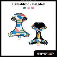 Hampshmoc Breathable Dog Harness เสื้อกั๊กสัตว์เลี้ยงแบบปรับได้ Premium Nylon Webbing สำหรับสุนัขขนาดกลางขนาดเล็ก