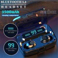 Bluetooth 5.0 Stereo Wireless Earphone LED Display Waterproof IPX7 Sports Earbuds with Charging Box mic