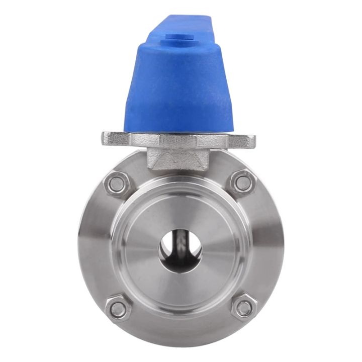 butterfly-valve-with-blue-trigger-handle-stainless-steel-304-clamp
