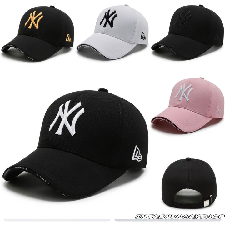 หมวกแก๊ป-ny-หมวกเอ็นวาย-หมวกแฟชั่น-งานปัก-เนื้อผ้าดี-หมวกคุณภาพดี100