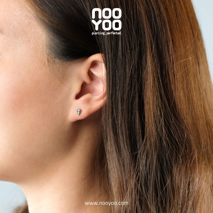 nooyoo-ต่างหูสำหรับผิวแพ้ง่าย-drop-with-crystal-surgical-steel