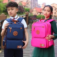 【Hot Sale】 A generation of primary school students backpack schoolbag 1-6 grade wholesale childrens factory direct supply campus