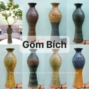 Bình Hoa Cao 50cm Lọ Hoa Men Mộc Cắm Đào Tuyết Mai Đẹp Gốm Sứ Bát Tràng