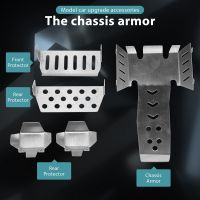 Stainless Steel Chassis Armor Axle Protector Skid Plate for Vanquish VS4-10 Phoenix VS410 RC Crawler Car Upgrade Parts