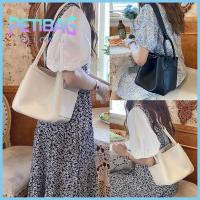 PETIBAG 2Pcs/Set แฟชั่นสำหรับผู้หญิง ชุดกระเป๋าเป้ สายคล้องไหล่ปรับได้ เรโทร กระเป๋าทรงถัง กระเป๋าแมสเซนเจอร์ กระเป๋าแบบสะพายไหล่ กระเป๋า Crossbody