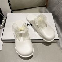 Sona shoe Storeแฟชั่นสุทธิซองจดหมายสีแดงหัว Half Flip Flop ผู้หญิงฤดูร้อนนอกสวมใส่ใหม่เจ้าหญิงกลิ่นเล็ก ๆ น้อย ๆ Lazy เท้าเหยียบแบนรองเท้าแตะผู้หญิง