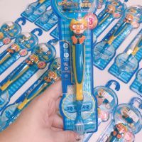 ( Korea ) แปรงสีฟัน Pororo สุดน่ารัก สำหรับน้องอายุ 3 ปีขึ้นไป ของแท้ นำเข้าจากเกาหลีค่ะ