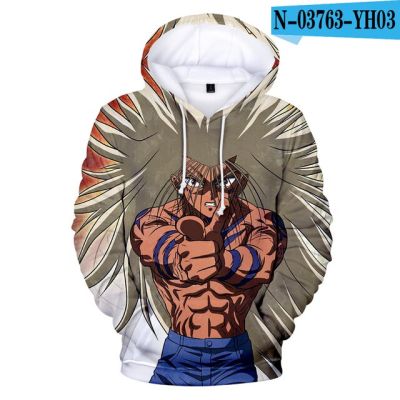 New Anime YuYu Hakusho 3D Print Hoodie Sweatshirts Boys Girls Fashion Casual Pullover Men Harajuku Streetwear Hoodies jacket