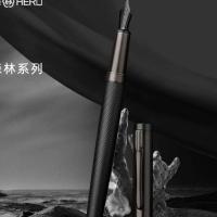 Hero pen new old brand college student national style ins internet celebrity macaron bright tip advanced curved tip