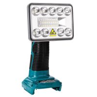 ไฟสปอตไลท์กลางแจ้งไฟฉาย LED 18V สำหรับ Makita BL1430 BL1830แบตเตอรี่ลิเธียมแสงกลางแจ้งพร้อม USB