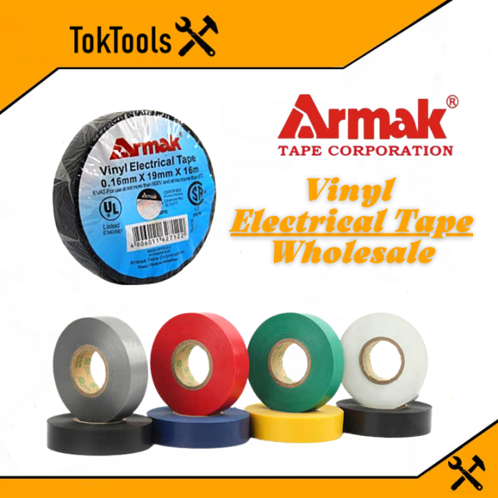 ARMAK Vinyl Black Electrical Tape Rubber PVC Retardant Tapes Original ...