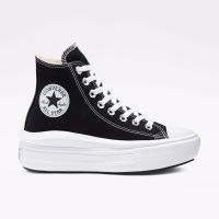 Converse รองเท้าผ้าใบผู้หญิง Chuck Taylor All Star Move High Top | Black/Natural Ivory/White ( 568497CH1BKXX )