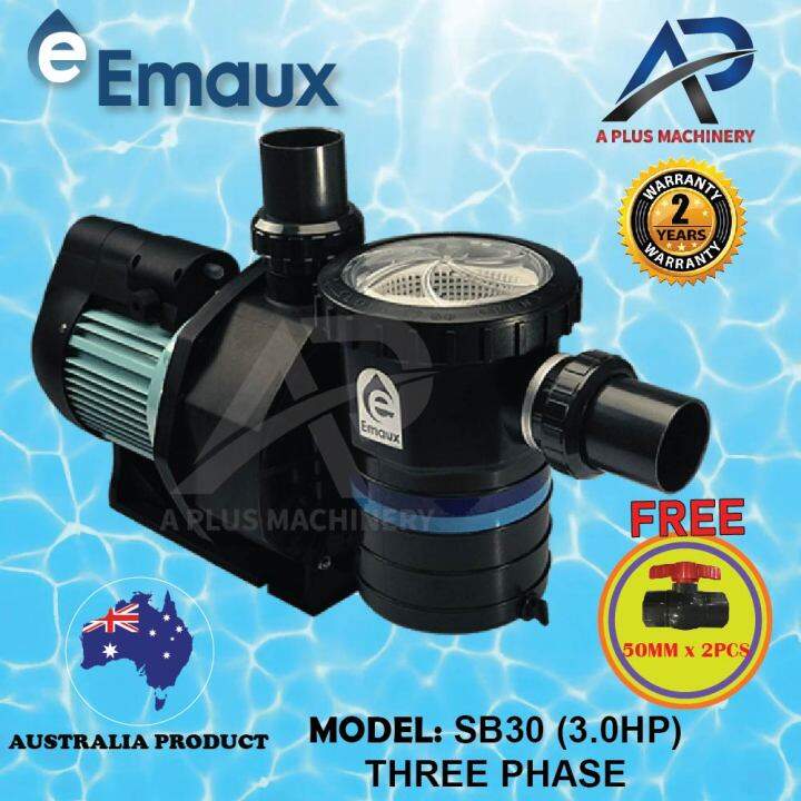 Emaux SB30 (3.0HP) Three phase Australia Swimming Pool Water Pump, Pam