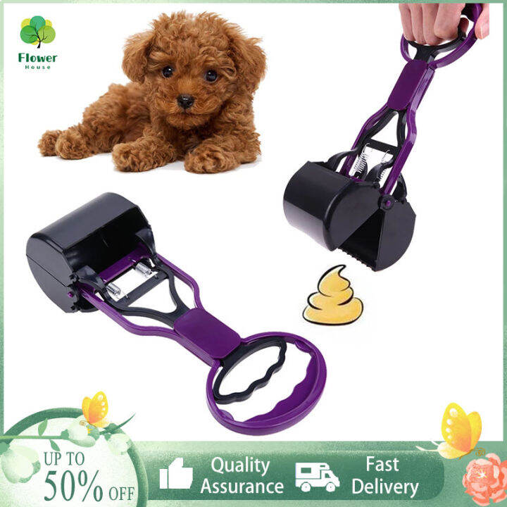 Poop Scoop Pet Dog Cat Pooper Scooper Pick Up Excreta Cleaner Waste Pet