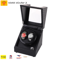 ถูกกว่า!Watch Winder รุ่น2 เรือน ตู้เก็บนาฬิกา กล่องเก็บนาฬิกา กล่องนาฬิกากล่องหมุนนาฬิกา แข็งแรง ทนทาน เก็บนาฬิกาได้มากถึง 2เรือน  ลูกค้ามั่นใจทางร้านเช็คสินค้าก่อนส่ง