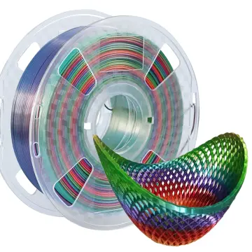 Luminous PLA Rainbow Filament Multi Color eSUN 3D Filament