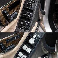 12PCS Car Door Armrest Window Switch Button Trim Cover Sticker for ML C E G Class W204 X166