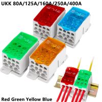 Distribution Box One In Several Out Power Wire Electrical Connector Junction Din Rail Terminal Block UKK 80A/125A/160A/250A/400A