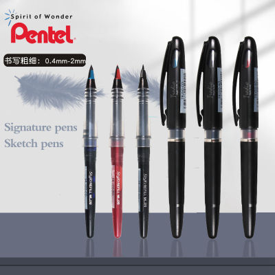 Pen Big Class ปากกา TRJ50ของเหลวตรงความจุขนาดใหญ่ Duckbill เคล็ดลับภาพวาด Sketch การ์ตูนมือทาสีลายเซ็นเครื่องเขียน