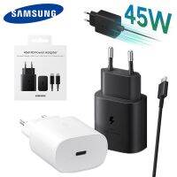 [ร้อน] Samsung ดั้งเดิมที่ชาร์จความเร็วสูง USB-C ผนังอาหารมื้อเย็น45W สำหรับ Samsung Galaxy S22/S21/S20/S10/S9/S8/S7บวก/Note20 + พิเศษ EP-TA845