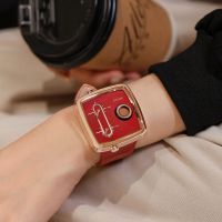 GUOU ancient European watch female trend fashion square female watch personality neutral watch large dial couple watch 【QYUE】