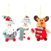 3-Piece Set of Christmas Pendants Christmas Tree Doll Ornaments Ornaments Christmas Doll Pendants