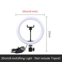 Selfie aro de luz Photography Led Rim of Lamp with Mobile Holder Support Tripod Stand Ringlight for Live Video Streaming