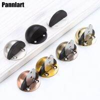 Pannlart 1pc Magnetic Door Suction Stainless Steel Door Stopper Silent Metal Hemispherical Door Blocking Turtle Top Door Stoper Door Hardware Locks